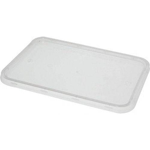 Rectangular Transparent Plastic Disposable Small Rectangle Tray With Lid  250 Gms