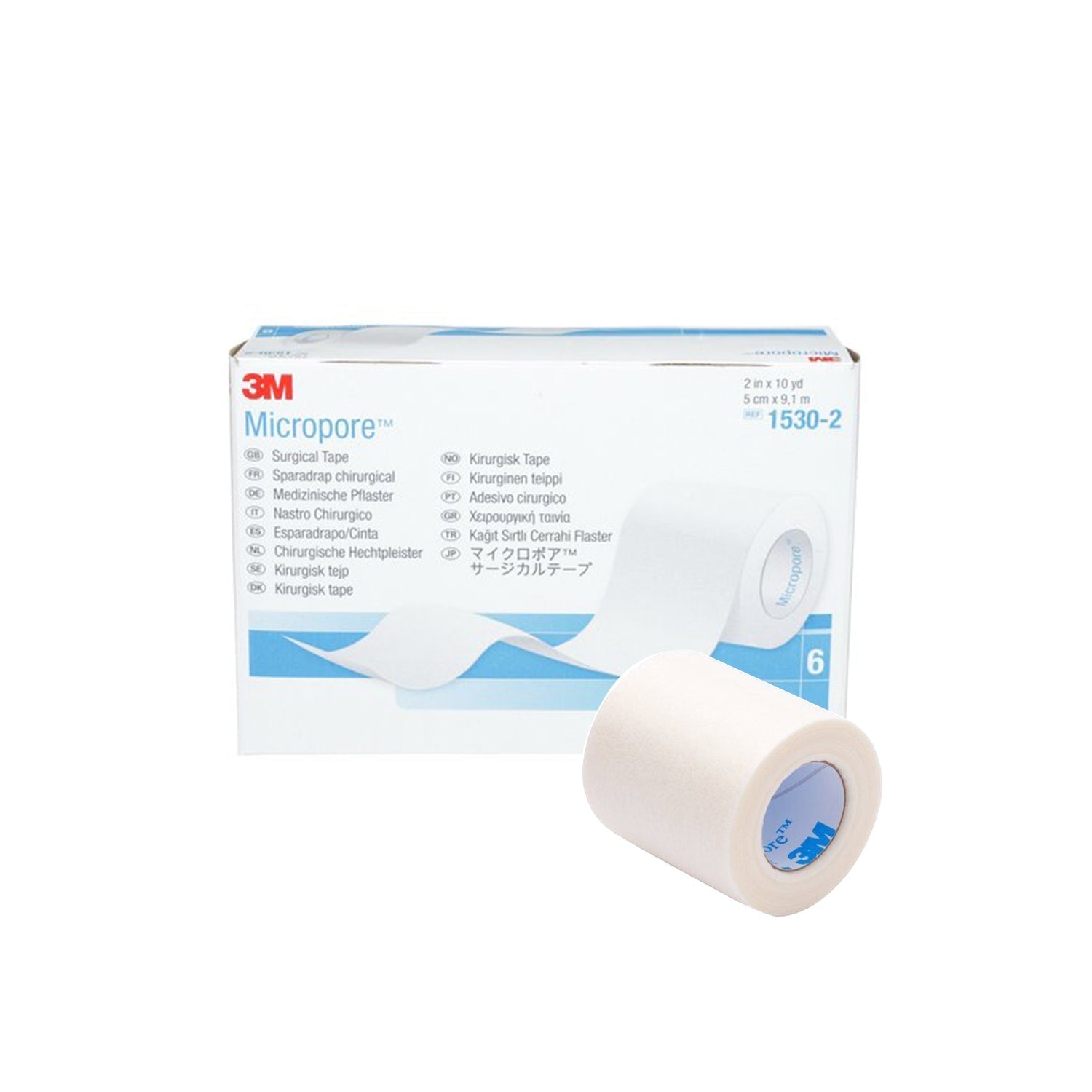 3M Micropore Surgical Paper Tape - BX/6
