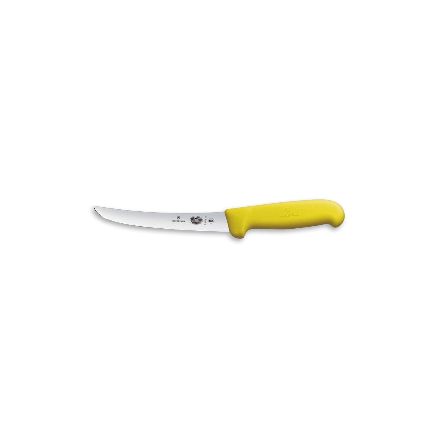 Boning knife With Curved Narrow And Flexible Blade 15 cm Yellow