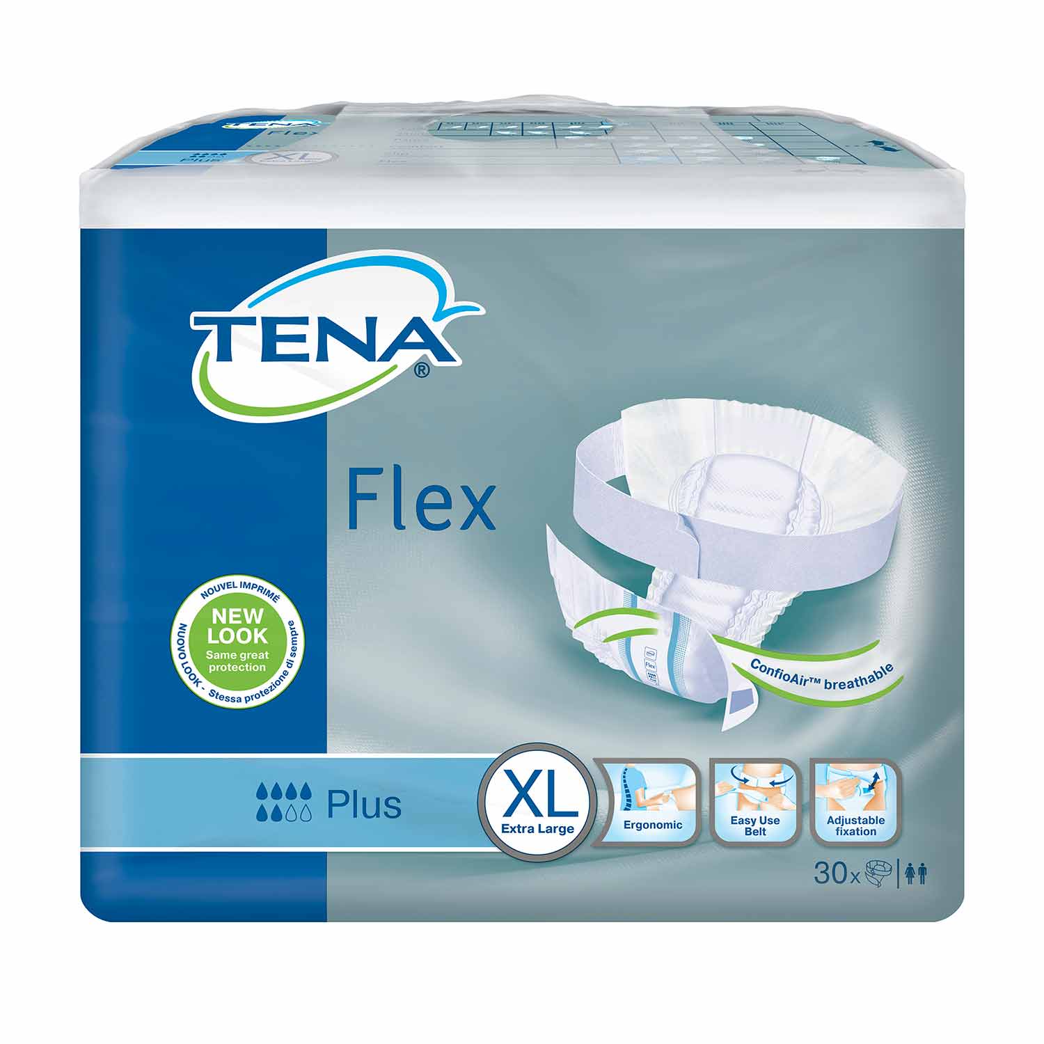 Tena Tena Flex Plus - CT of 90  XL Carton of 90