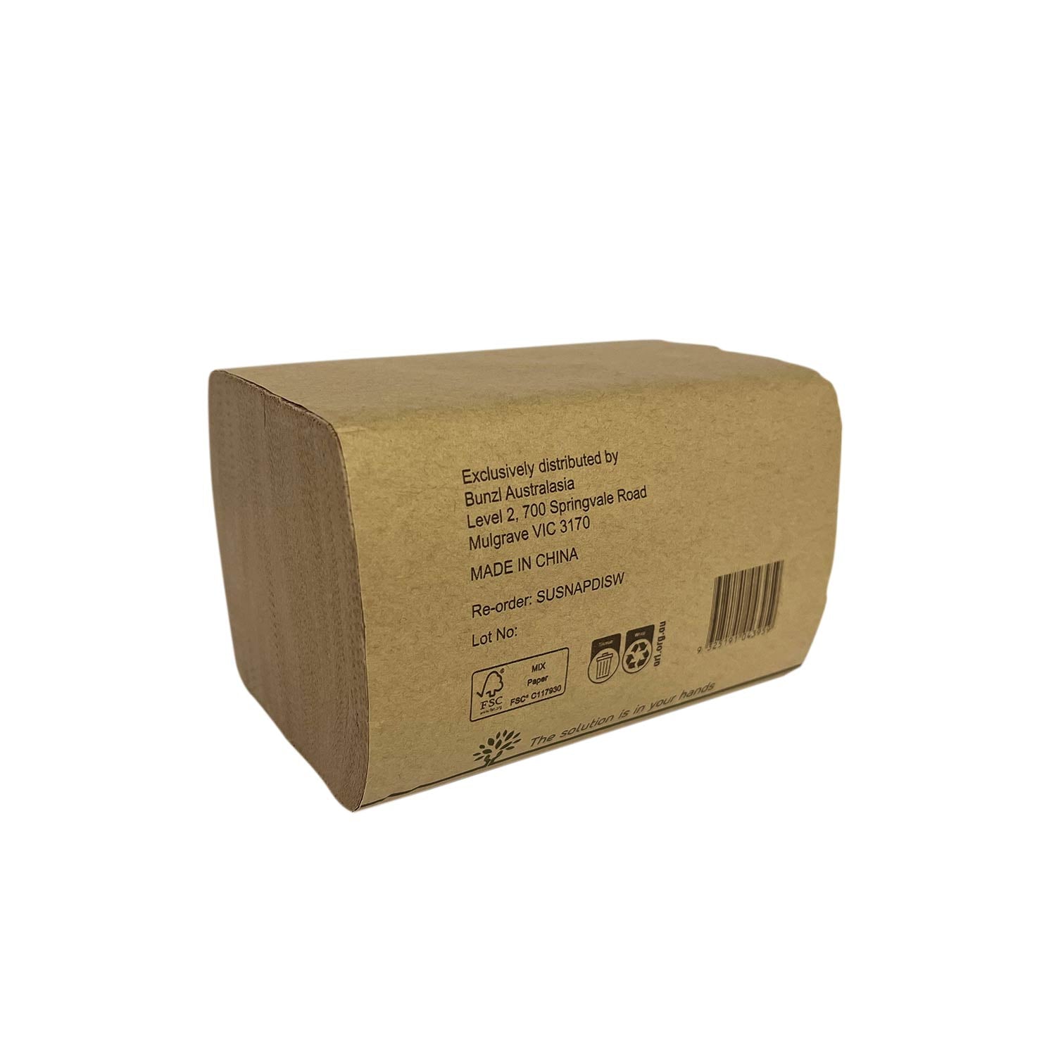 Sustain Sustain Dispenser Napkin 2-Ply Natural CT/6000   