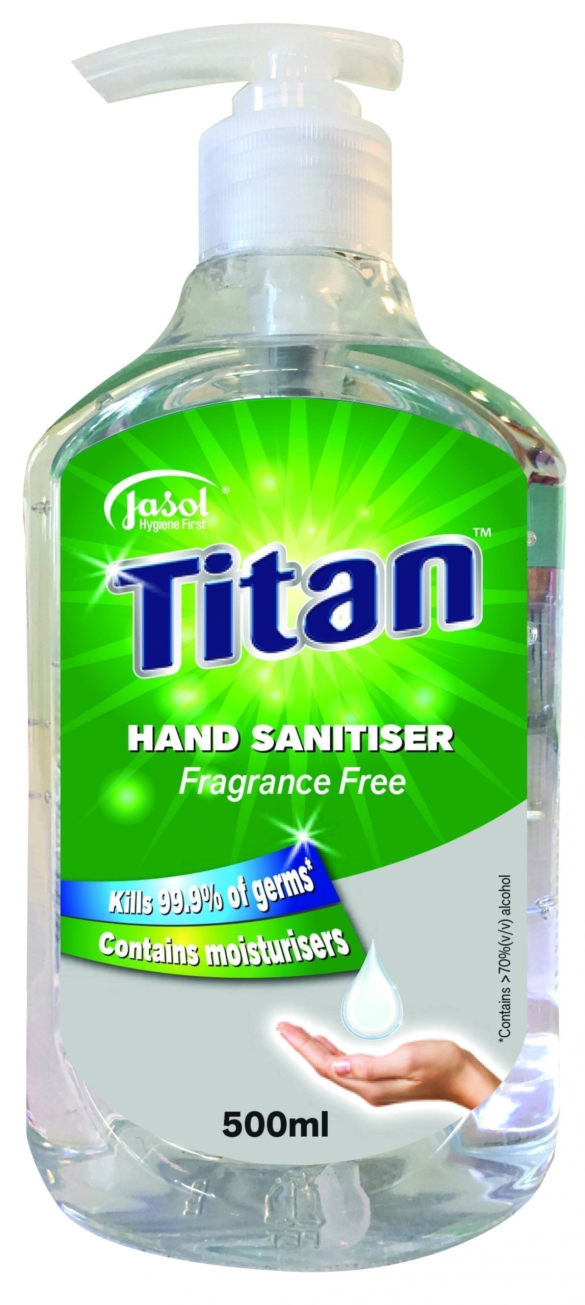 Jasol Jasol Titan Hand Sanitiser 500ml - CT/12   