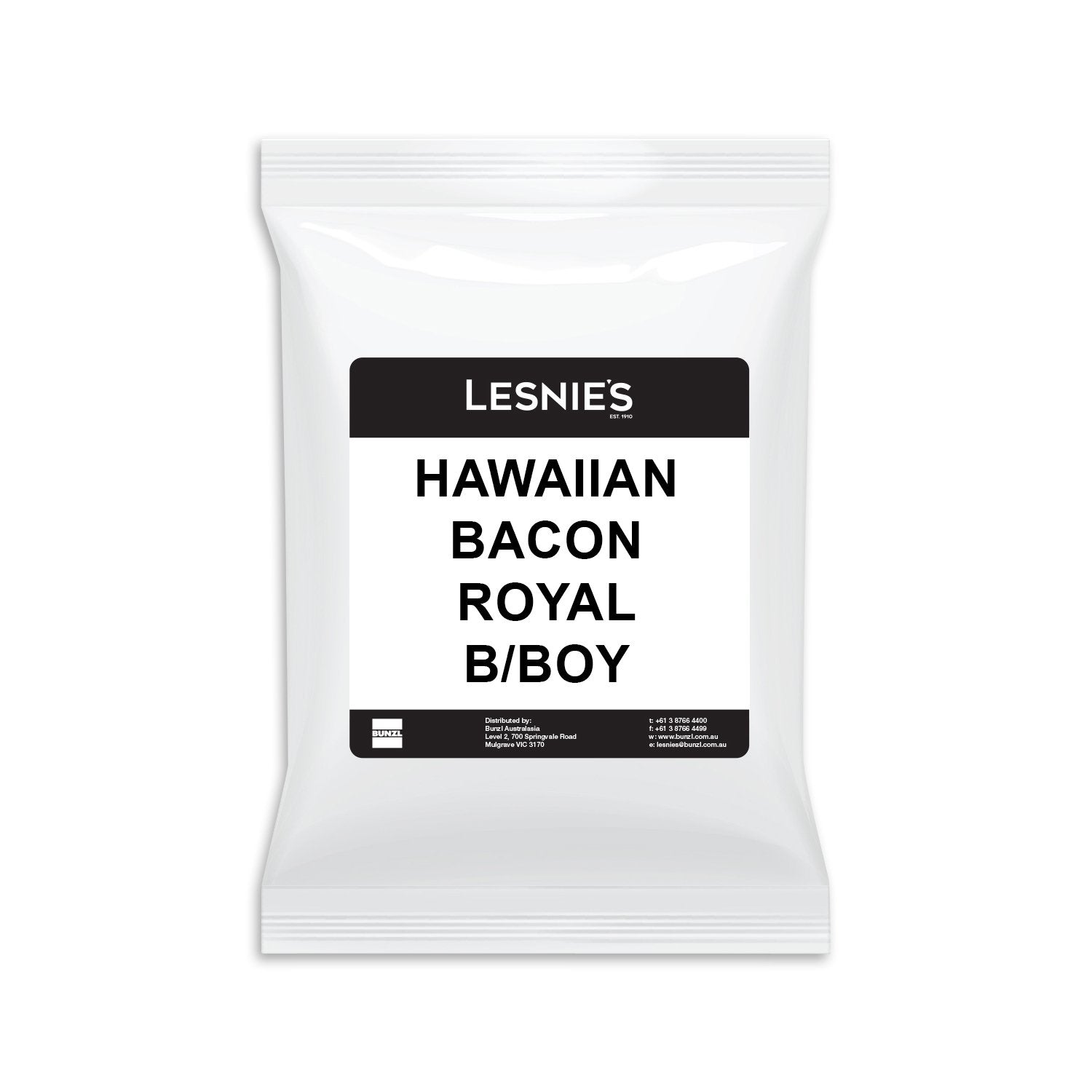 Lesnies Lesnies Cure Ham Bacon Royal B/Boy Gluten Free 4x4.5kg - BA/4   