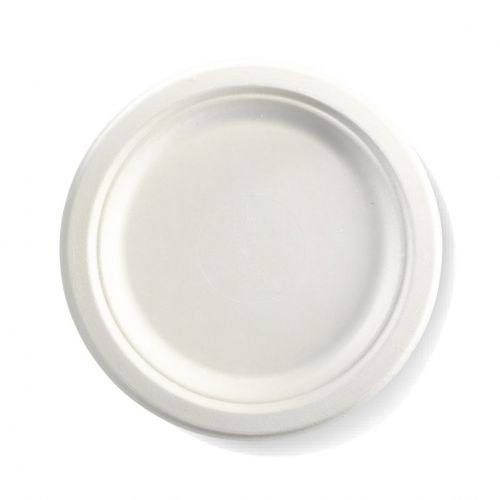 Biopak BioPak Plate Round White 225mm - CT/500   