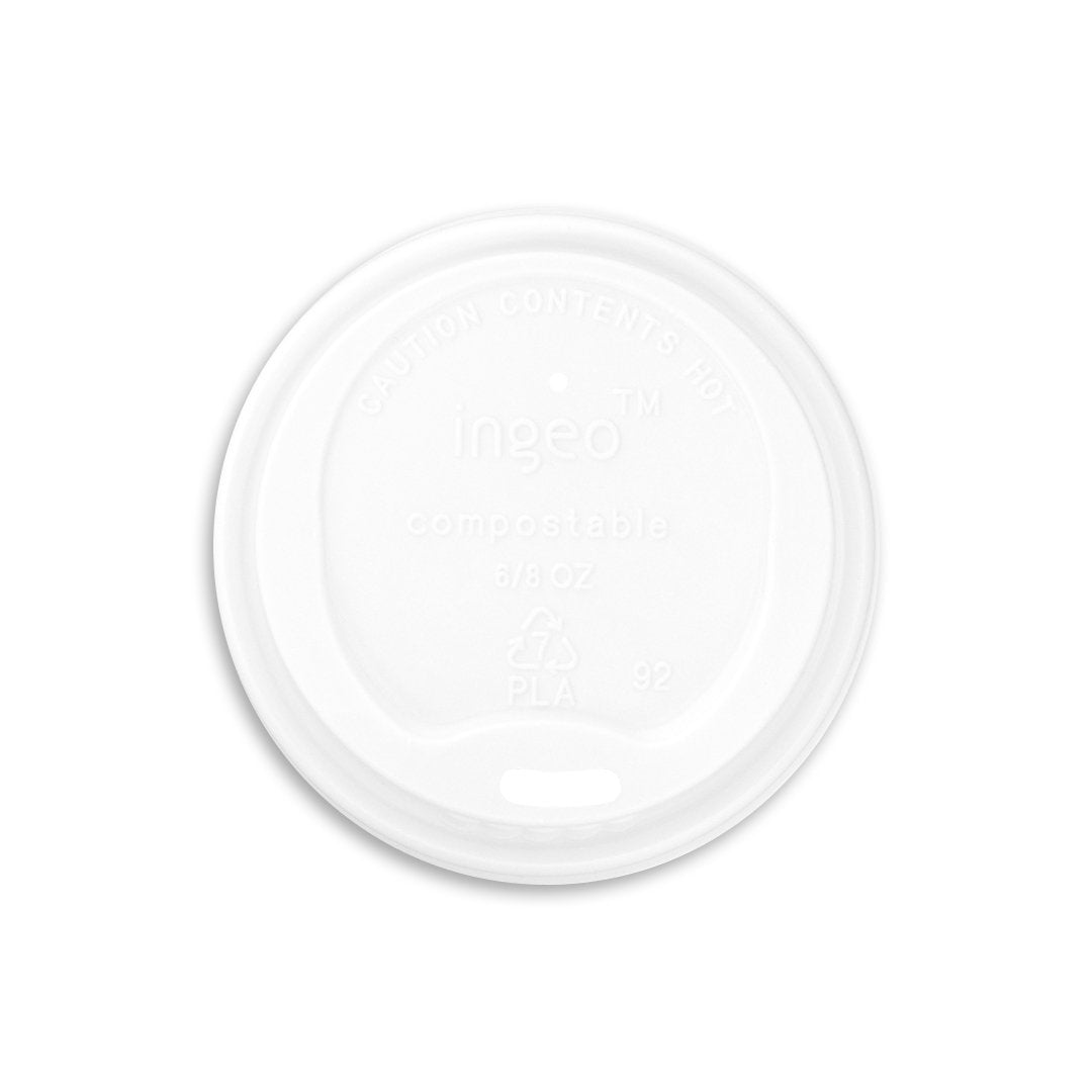 Sustain Sustain Lid Hot Cup White - CT/1000   