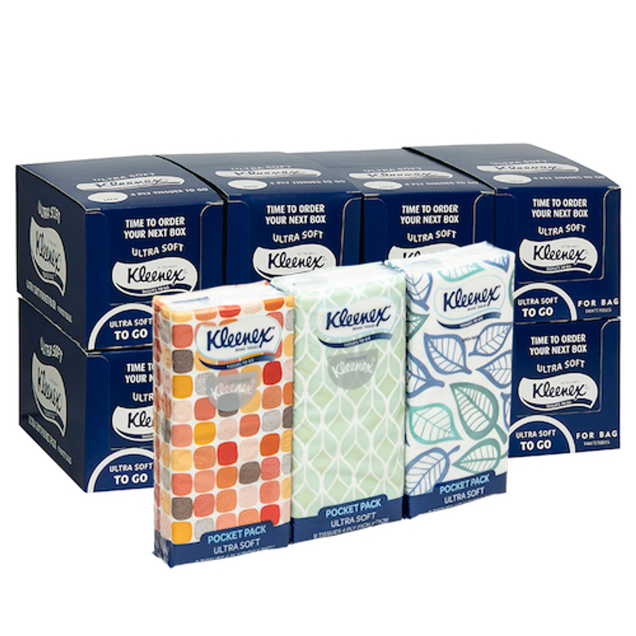 Kimberly-Clark 11976 Kleenex On the Go Packs Facial Tissues - 36 / Case