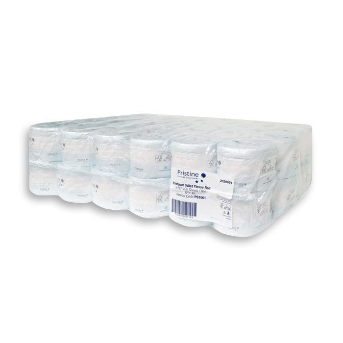 Pristine Pristine Premium Toilet Roll 2ply 400 Sheets CT/48   